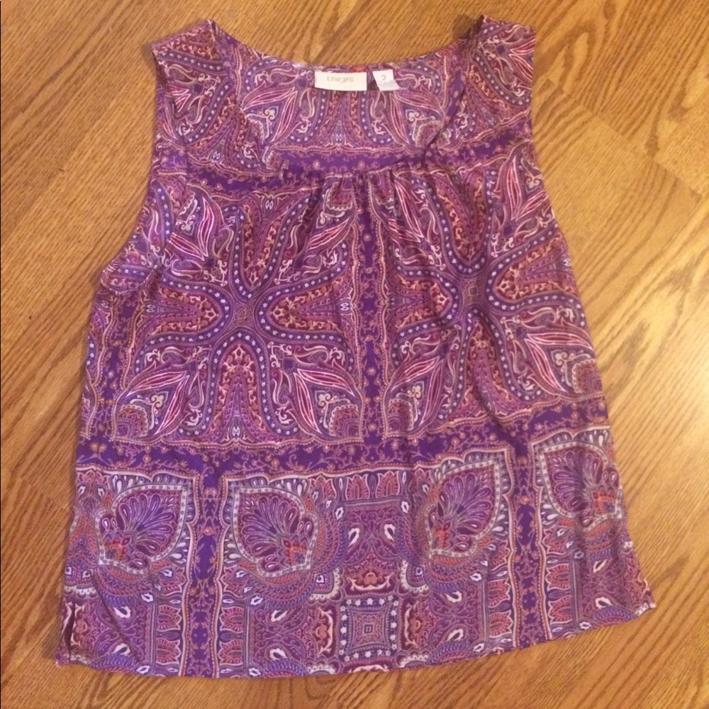 Chico’s Purple Blouse